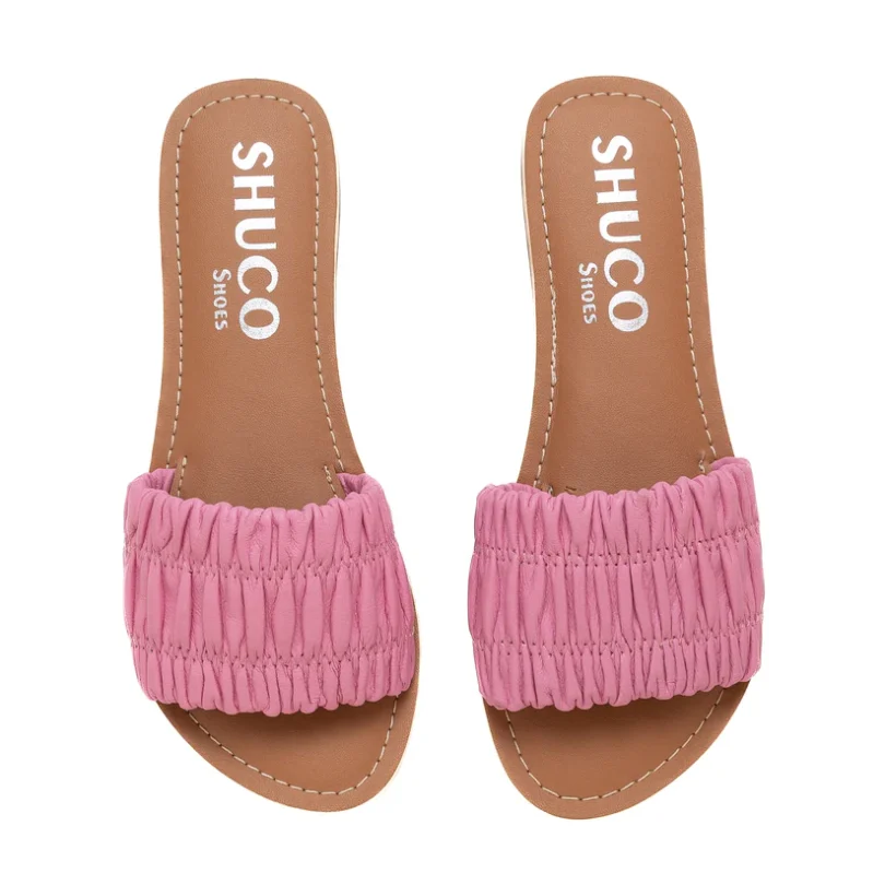 Aarya Bubblegum Flat Sandal - Image 2