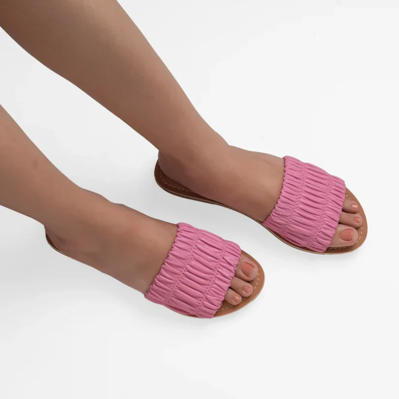 Aarya Bubblegum Flat Sandal