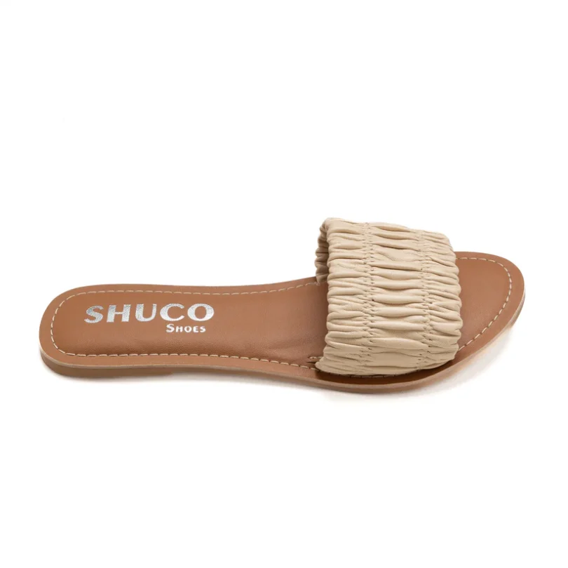 Aarya Ivory Flat Sandal - Image 4