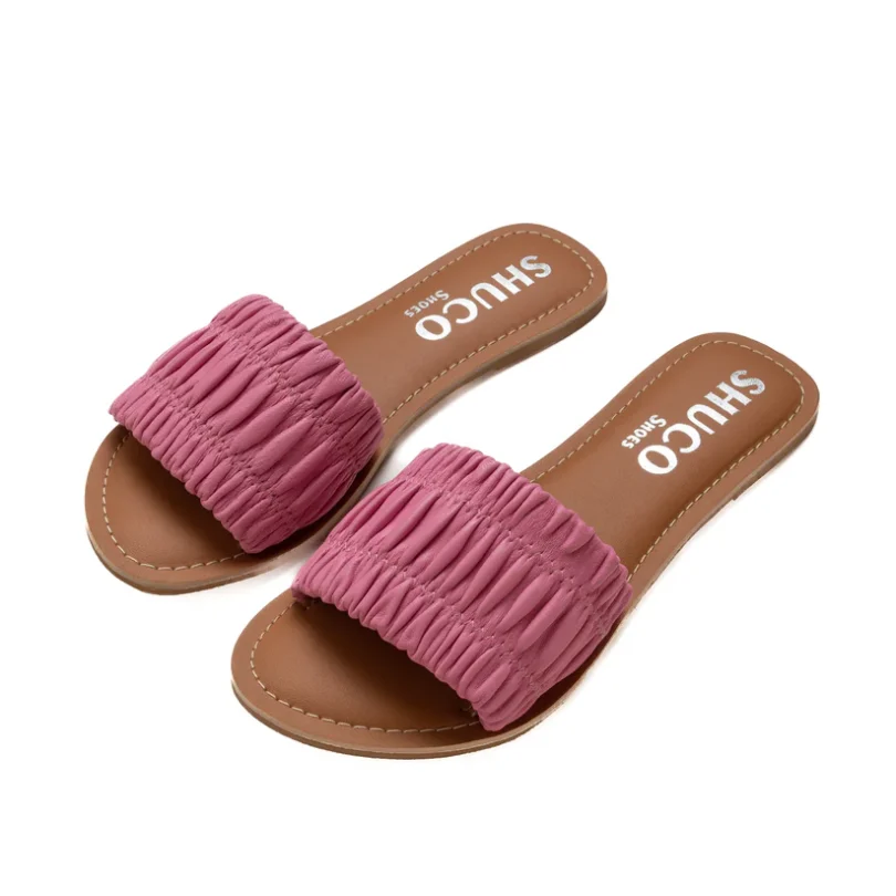 Aarya Bubblegum Flat Sandal - Image 4